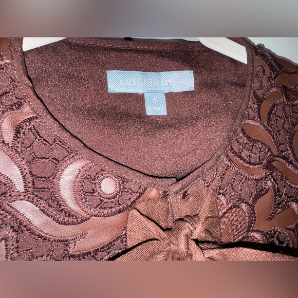 Antonio Melani x Jennifer Sumko Josephine Laser Cut Lace Tie Front Vest 🎀 Size 0 - Picture 10 of 10